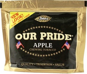 Stokers Our Pride Apple Chewing Tobacco made in USA, 4 x 226 g, 904 g total. Free shipping!